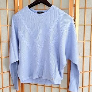 Tahari ribbed chevron sweater NWOT